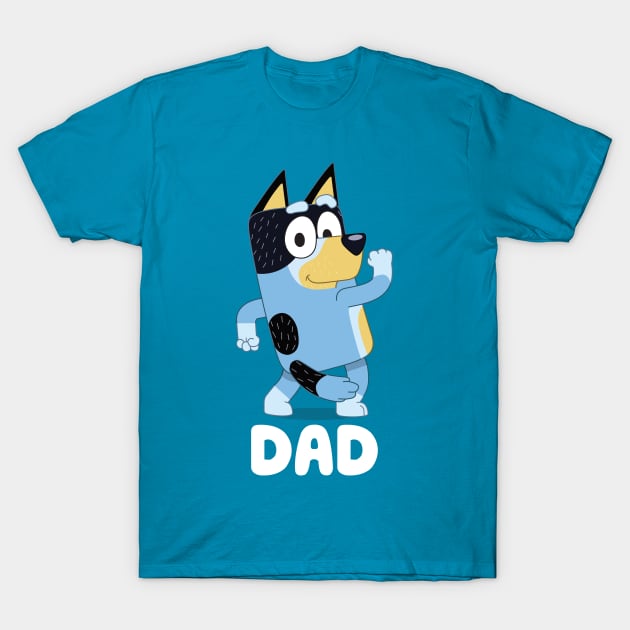 Best Dad - Bluey T-Shirt by hadij1264